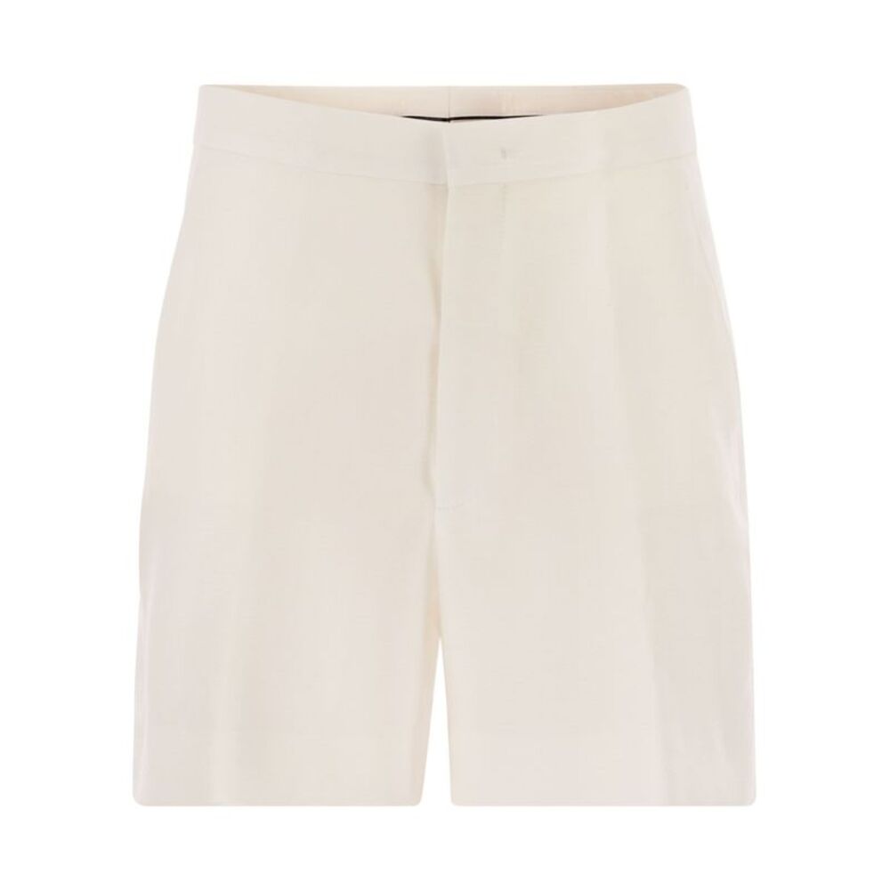 Tagliatore Women Elle - Tailored Linen Bermuda Shorts